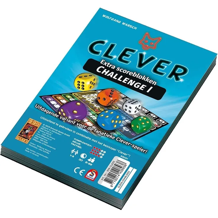 999 Games würfelspiel Clever Challenge Score Block