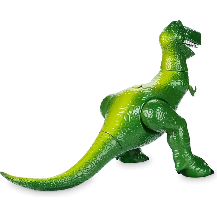 Disney Store Interaktive sprechende Actionfigur Rex aus Toy Story, 30 cm / 12", mit über 11 englischen Sätzen, interagiert mit Anderen Figuren, Hals, Kiefer, Beine & Schwanz beweglich, ab 3 Jahren – Bild 2