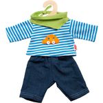 Heless - Puppen-Jeans mit Streifenshirt, Gr. 35-45 cm