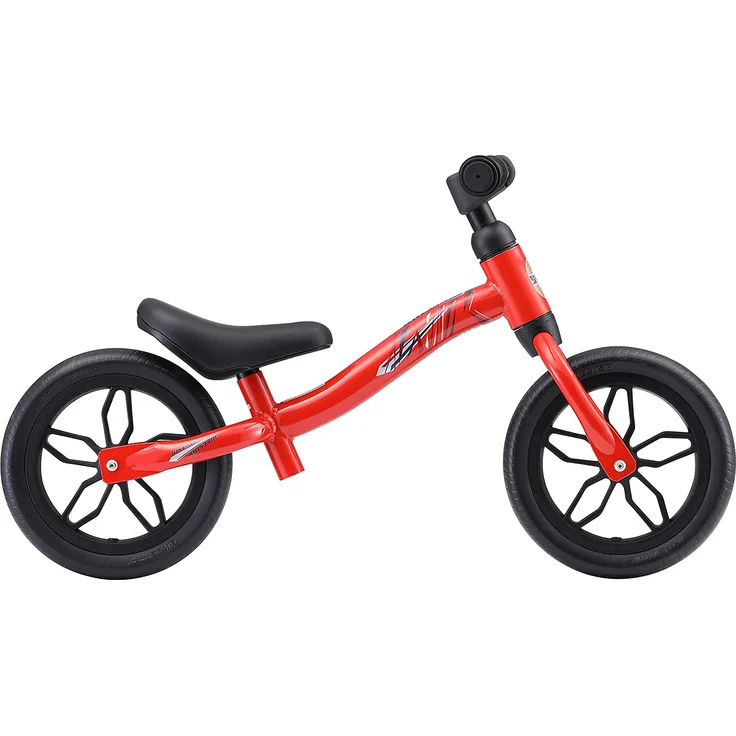 BIKESTAR '10 Zoll Lightrunner Kinderlaufrad', ab 2 Jahren, höhenverstellbarer Sattel, superleicht, drehbarer Rahmen, rot – Bild 4