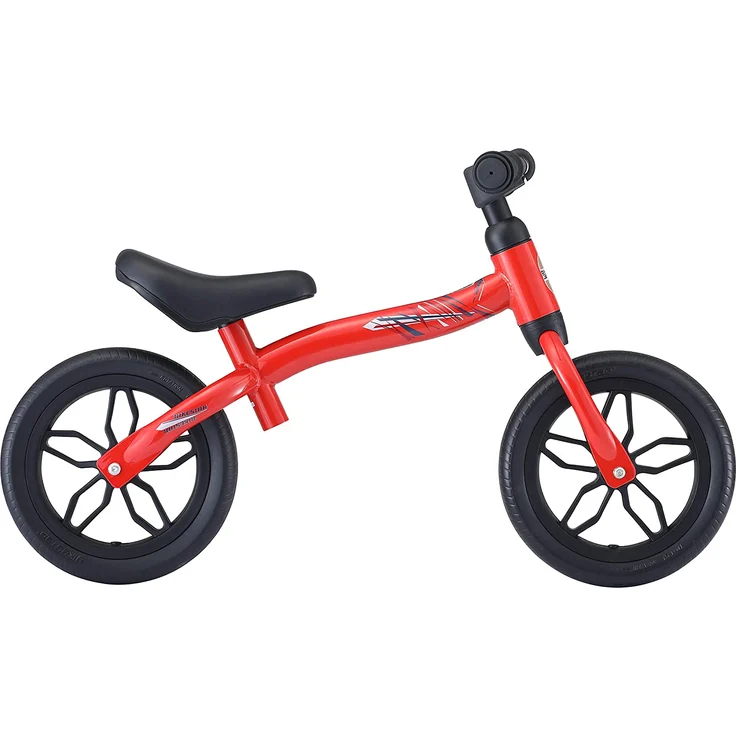 BIKESTAR '10 Zoll Lightrunner Kinderlaufrad', ab 2 Jahren, höhenverstellbarer Sattel, superleicht, drehbarer Rahmen, rot – Bild 5