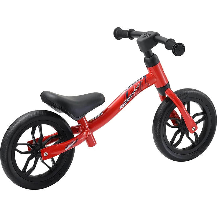 BIKESTAR '10 Zoll Lightrunner Kinderlaufrad', ab 2 Jahren, höhenverstellbarer Sattel, superleicht, drehbarer Rahmen, rot – Bild 8