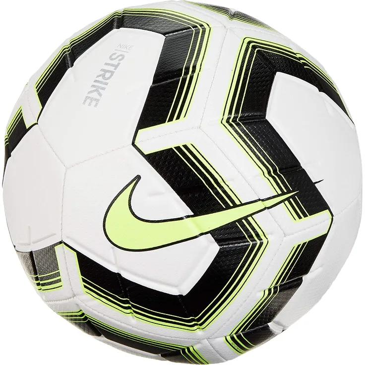 Nike Unisex-Erwachsene Strike Team Ball, White-Black-Volt-Volt, 5