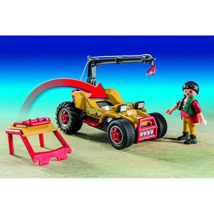 PLAYMOBIL Dinos 9432 Forschermobil mit Stegosaurus und Seilwinde, Ab 4 Jahren – Bild 5