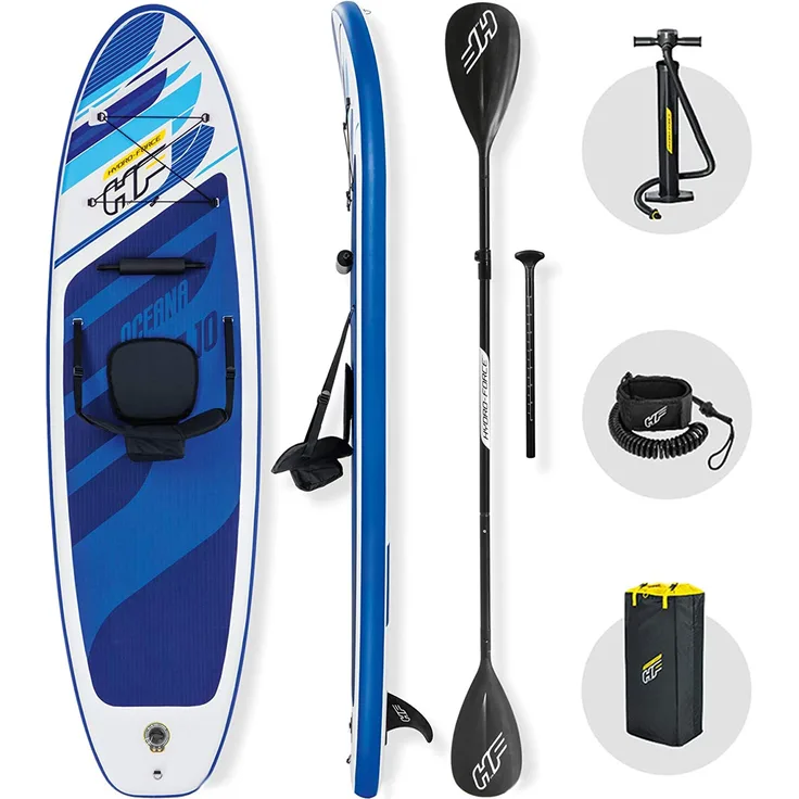 Bestway Hydro-Force 'Oceana', SUP Allround Board-Set ,305 x 84 x 12 cm, max. Belastbarkeit 120 kg
