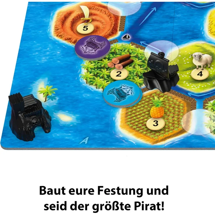 KOSMOS - CATAN Junior Mitbringspiel, kompaktes Brettspiel für Kinder ab 6 Jahren, Strategiespiel für 2 - 4 Spieler, Geschenk für den Kindergeburtstag – Bild 6