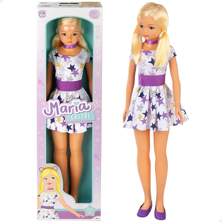 COLORBABY Puppe „Prinzessin“ Puppe 105 cm 105 cm