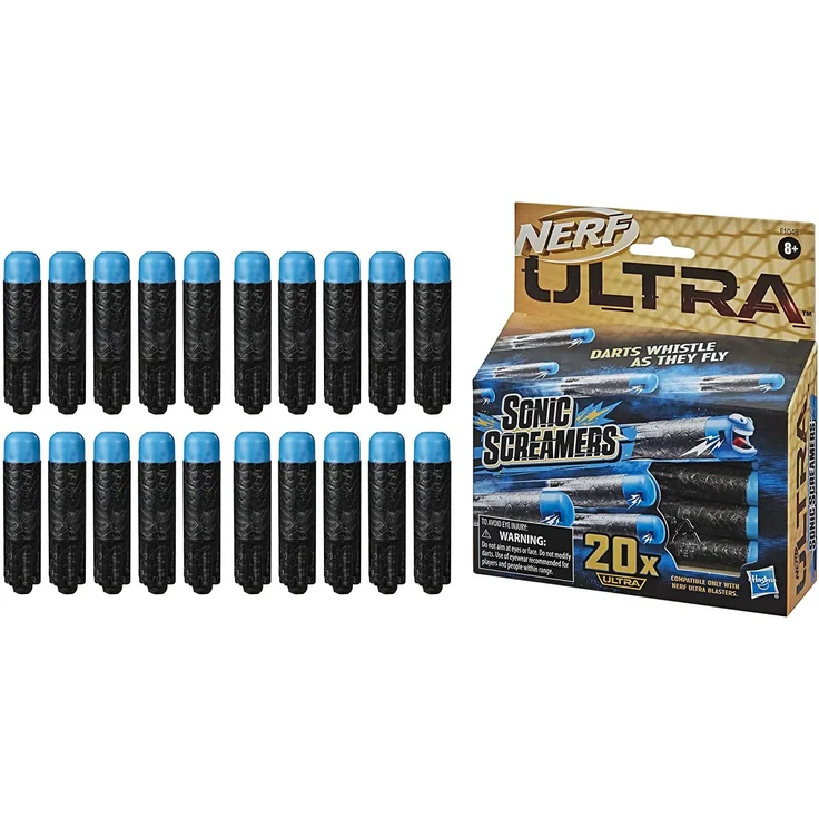 Nerf Ultra Sonic Screamers 20 Nerf Ultra Sonic Screamers 20er Dart Nachfüllpack – die Darts fliegen pfeifend durch die Luft – nu – Bild 4