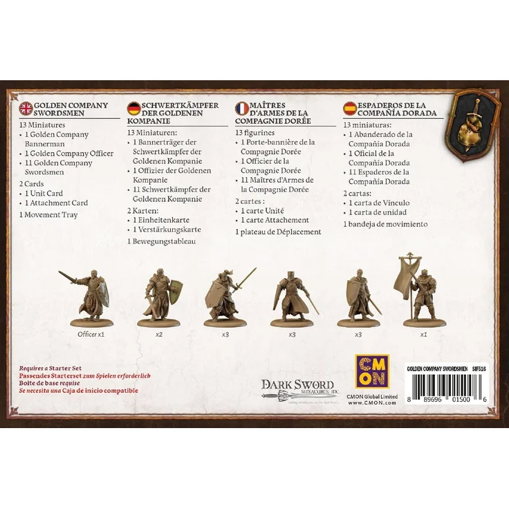Song of Ice & Fire - Golden Company Swordsmen (Schwertkämpfer der Goldenen Kompanie) – Bild 6