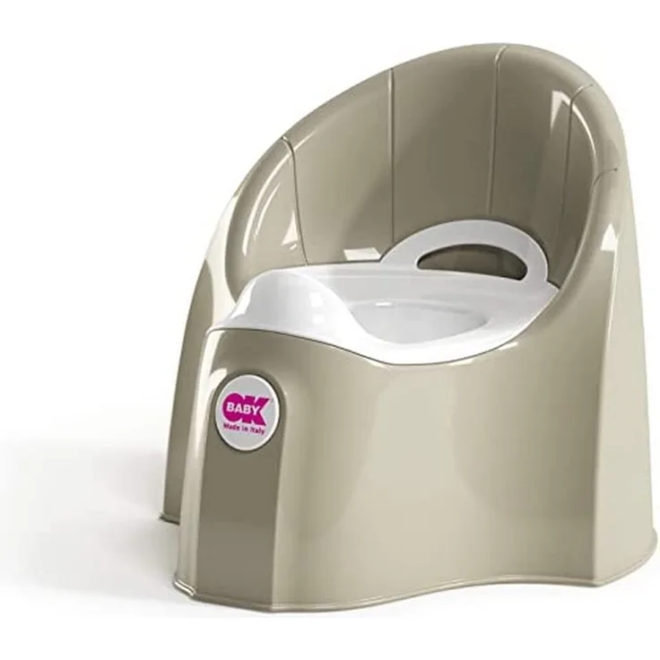 OK Baby N38912035X Pasha - das futuristische Töpfchen für entspannte Geschäfte, hellgrau