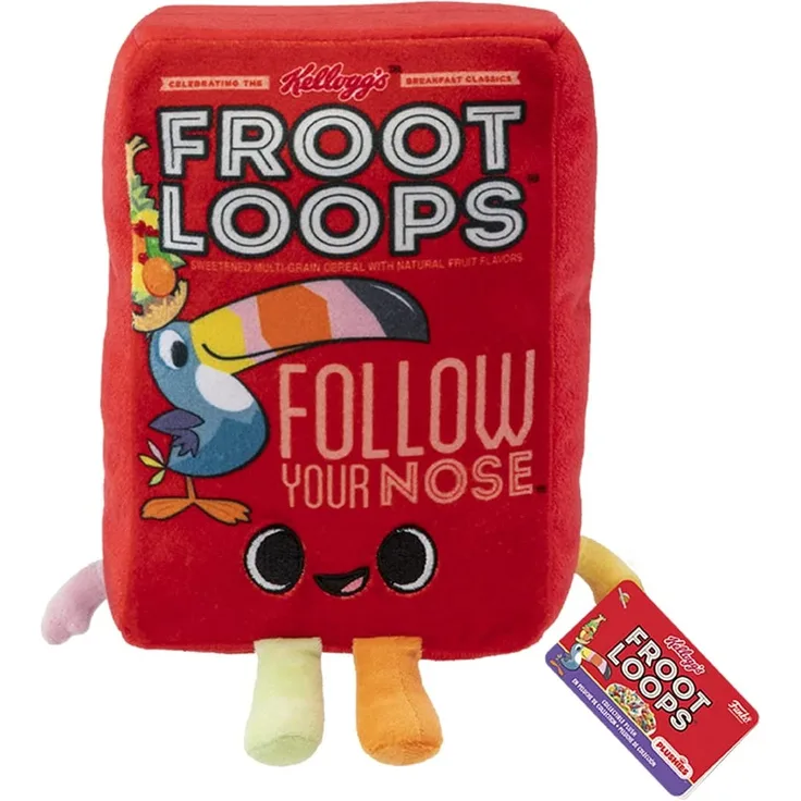 POP Plush - Kellogg´s Froot Loops Cereal Box 18 cm