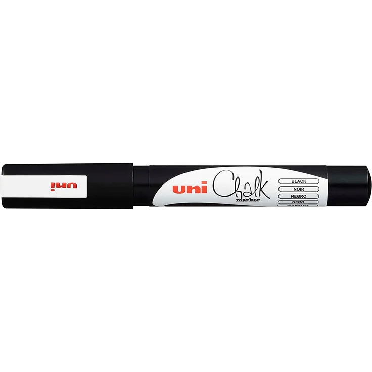 Marker UNI CHALK MARKER PWE-3MS schwarz