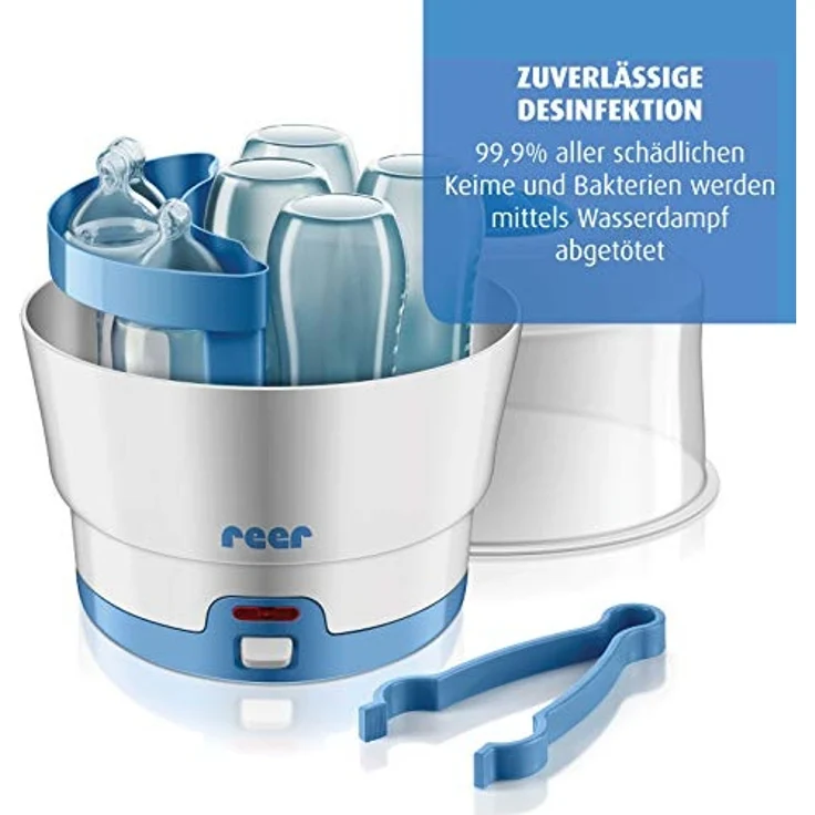 Reer 'VapoMat' Sterilisator Weiß, Desinfektion in 10 Minuten – Bild 4