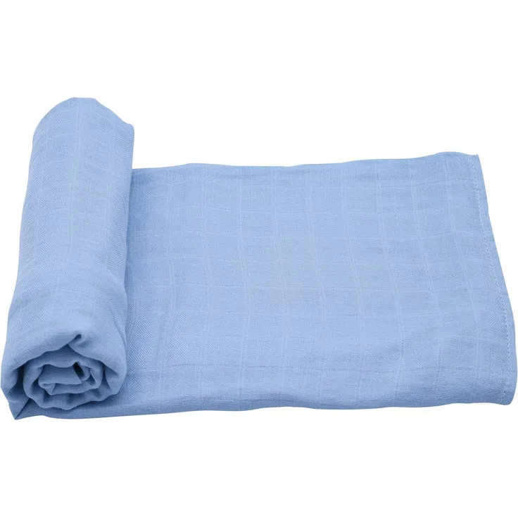 DuDu N Girlie Baby Mullwindeln 100 % Baumwolle, superweich, hergestellt in der EU, Blau