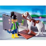 PLAYMOBIL 4316 - Transportbox mit Pferd