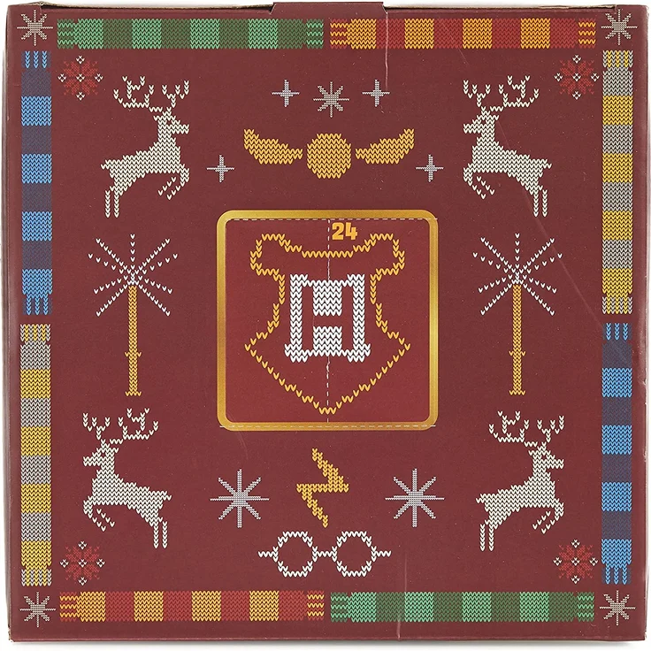 Paladone Cube Advent Calendar Countdown bis Weihnachten 24 Geschenken | inkl. Merchandise wie Zauberstäbe und kultige Figuren, Harry Potter Würfel Adventskalender – Bild 6