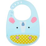 Skip Hop Zoo Lätzchen aus Silikon, mit Krümelschutz, mehrfarbig, Einhorn Eureka