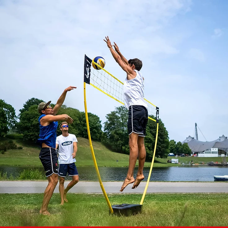 Hammer 3 in 1 Netze-Set - Mobiles Volleyball-, Badminton- und Tennisnetz – Bild 7