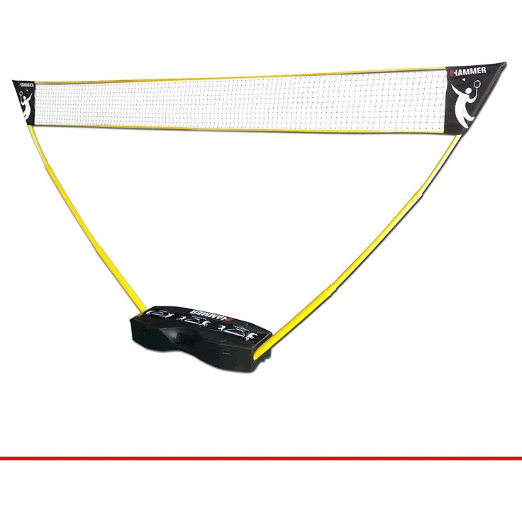 Hammer 3 in 1 Netze-Set - Mobiles Volleyball-, Badminton- und Tennisnetz – Bild 2