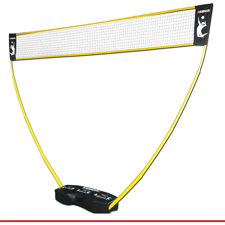 Hammer 3 in 1 Netze-Set - Mobiles Volleyball-, Badminton- und Tennisnetz – Bild 4
