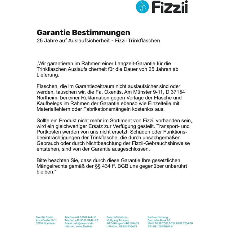 Fizzii Trinkflasche Fußball 600ml. auslaufsicher – Bild 2