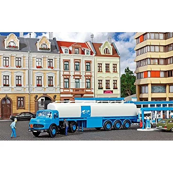 Kibri 14610 H0 MB Rundhauber mit ARAL Tankwagen