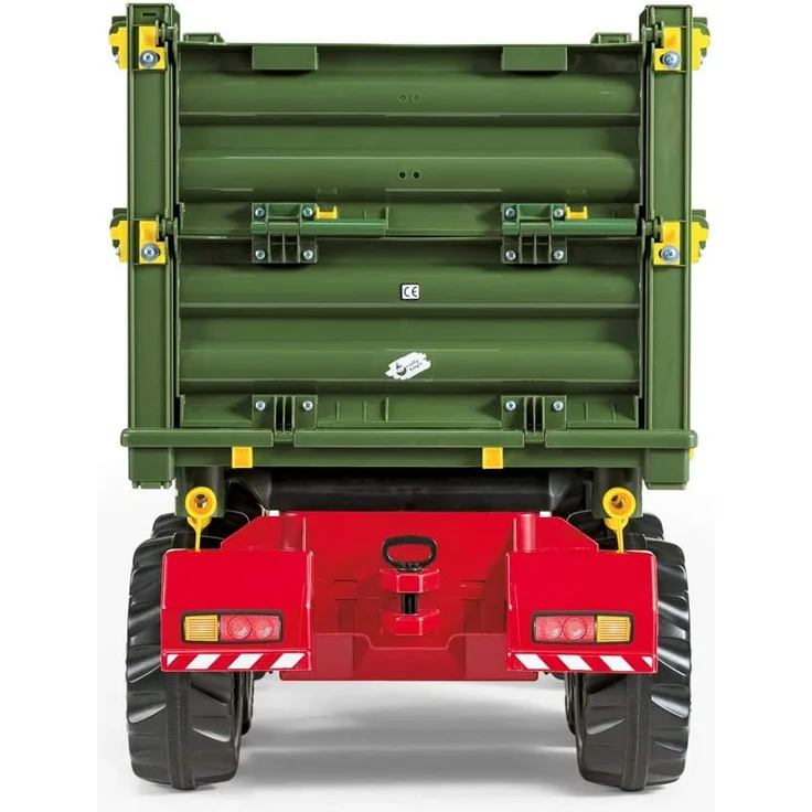 Rolly Toys 125012 - rollyMulti Trailer für Trettraktoren (für Kinder von 3 - 10 Jahre, Dreiseitenkipper) – Bild 3