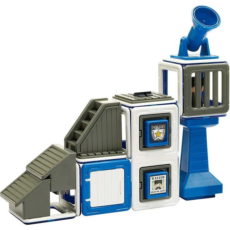 MAGFORMERS 717002 Polizei-Figuren Police Set, Multicolor – Bild 7