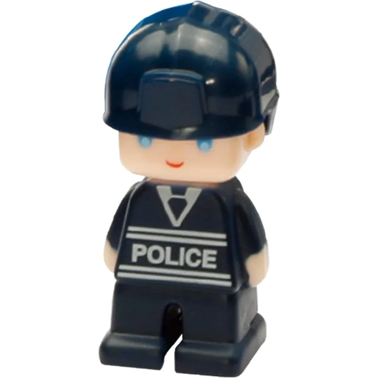 MAGFORMERS 717002 Polizei-Figuren Police Set, Multicolor – Bild 5