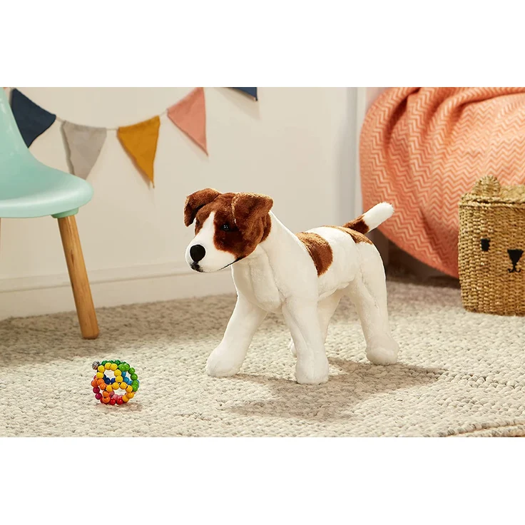 Melissa & Doug Jack-Russell-Terrier - Naturgetreues Plüschtier mit lebensechtem Gesichtsausdruck – Bild 6