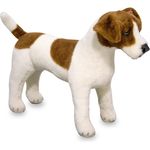 Melissa & Doug Jack-Russell-Terrier - Naturgetreues Plüschtier mit lebensechtem Gesichtsausdruck