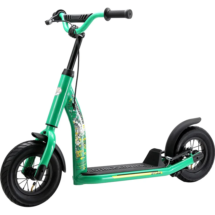 Star Scooter '10 Zoll New Gen', ab 5 Jahren, höhenverstellbar bis 77 cm, mit Handbremse, grün – Bild 6