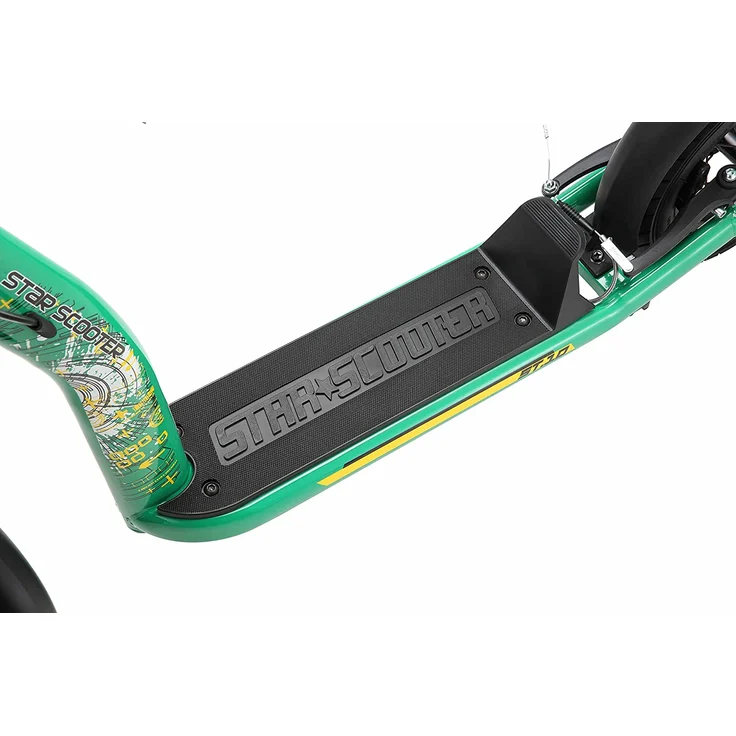 Star Scooter '10 Zoll New Gen', ab 5 Jahren, höhenverstellbar bis 77 cm, mit Handbremse, grün – Bild 7