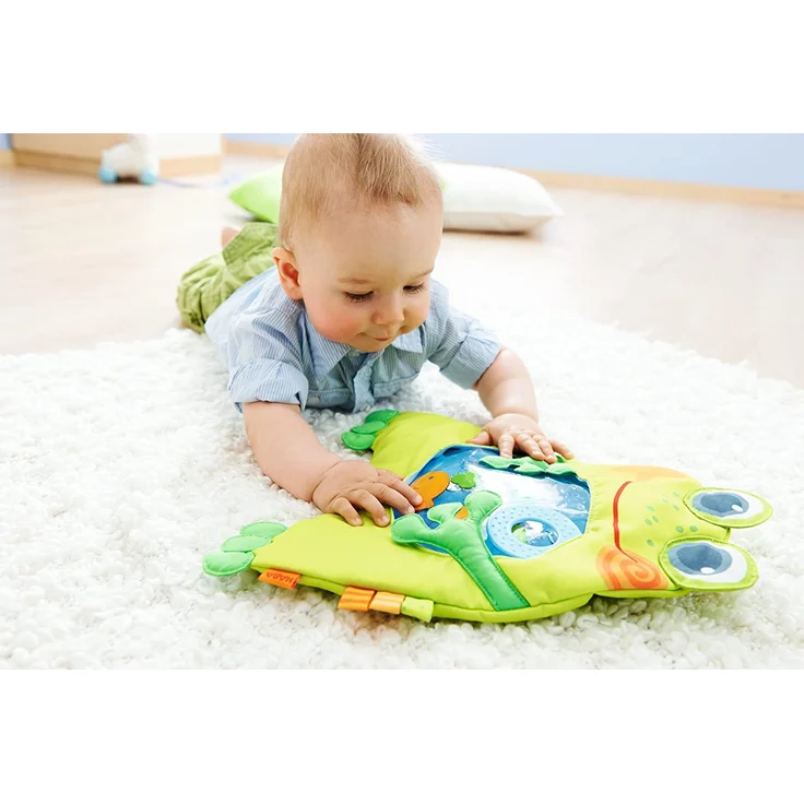 HABA 301467 - Wasser-Spielmatte Frosch, Kleinkindspielzeug – Bild 2