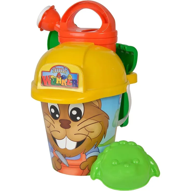 Simba 107114404 Biber Eimergarnitur, Mehrfarbig