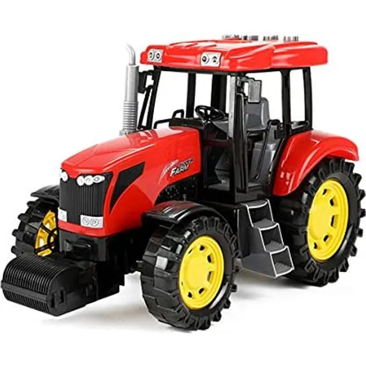 Toi-Toys 28095A Spielzeug-Traktor für Kinder rot