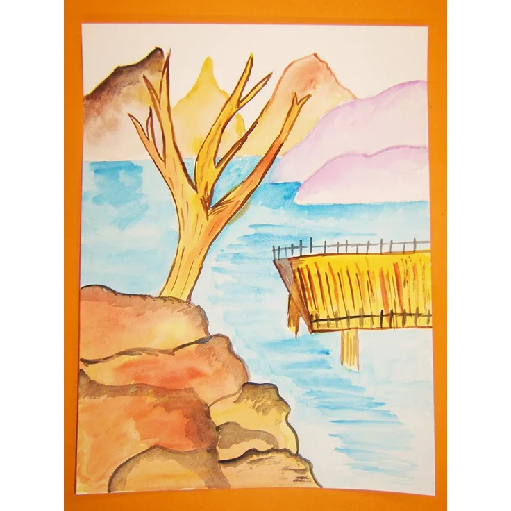 Jovi Wasserfarbkasten, 6 Wasserfarben mit Pinsel und Mischpalette - Preisvergleich – Bild 8