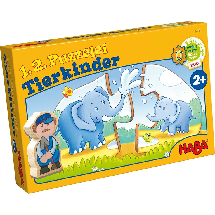 HABA® - 1, 2, Puzzelei - Tierkinder