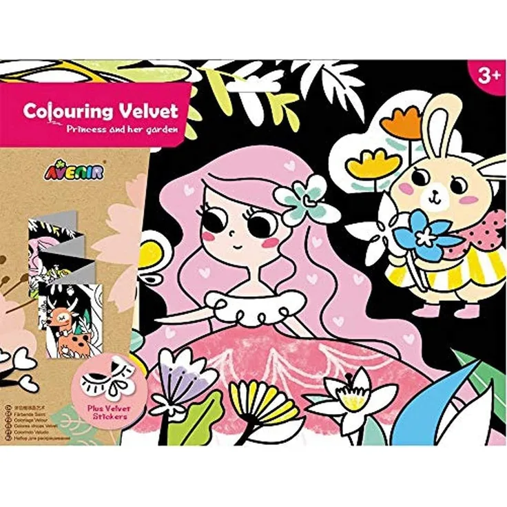 Avenir 6301691 Velvet Princess and her Garden, Mehrfarbig