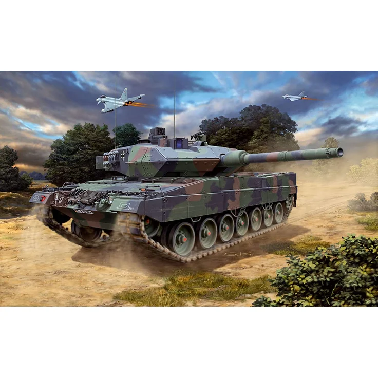 Revell Modellbausatz Panzer 1:72 - Leopard 2 A6/A6M im Maßstab 1:72, Level 4, originalgetreue Nachbildung mit vielen Details, 03180 – Bild 8