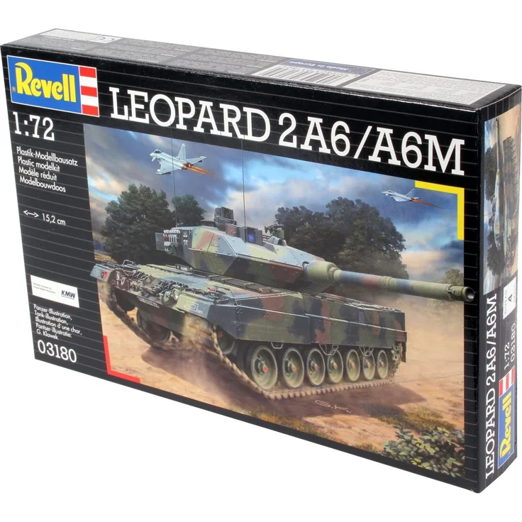Revell Modellbausatz Panzer 1:72 - Leopard 2 A6/A6M im Maßstab 1:72, Level 4, originalgetreue Nachbildung mit vielen Details, 03180 – Bild 11