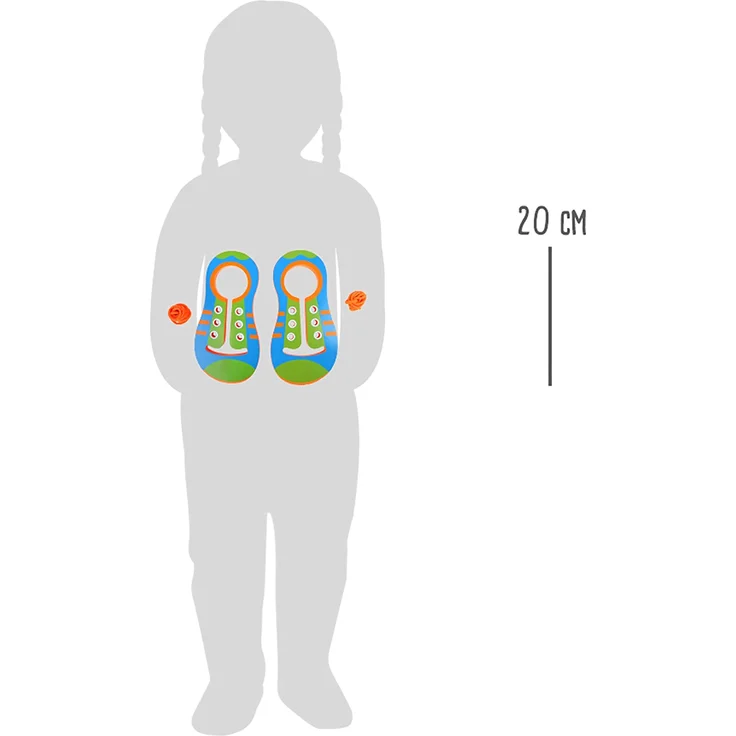 Fädelschuhe aus Holz – Bild 3