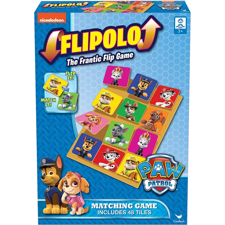 Spin Master Games 6044939 - Paw Partol Flipolo Match Memo-Spiel