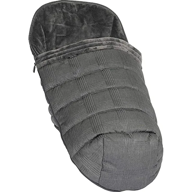 iCandy Peach Duo Pod Fußsack/ Sitzauflage 2020 Satin-Dark Grey Check, universell einsetzbar