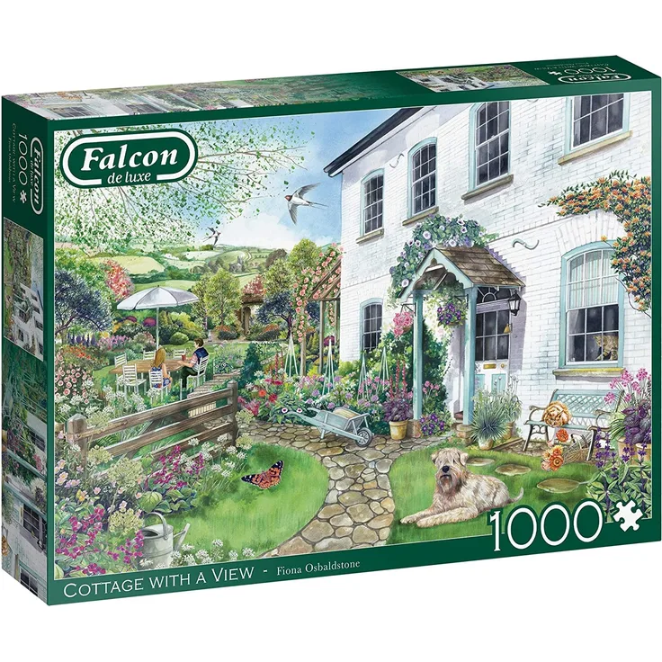 puzzlespiel Cottage with a View 68 x 50 cm 1000 Teile