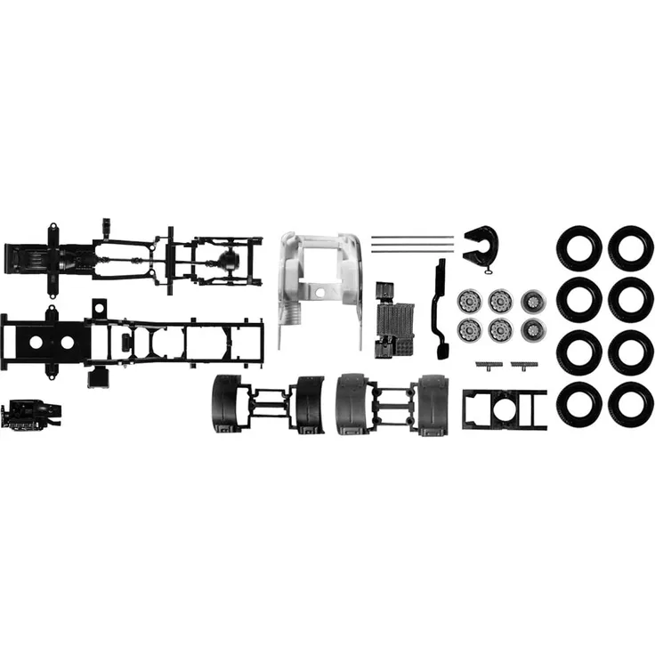 Herpa 082433 Zugmaschinen-Fahrgestell Scania R Vorlauf 3-achs - 1:87