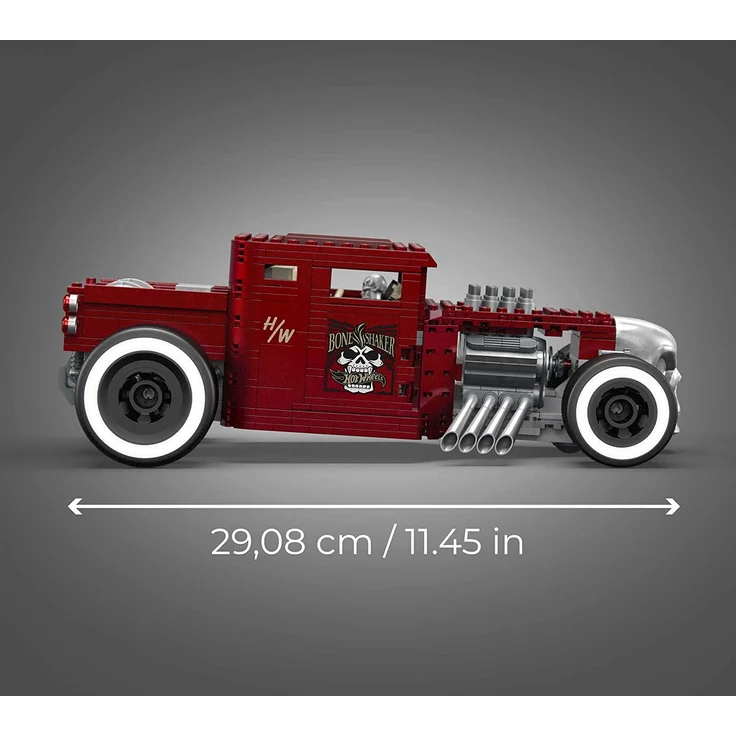 MEGA Construx HBD50 - Hot Wheels Bone Shaker Bauset, Bauset mit 904 Bausteinen, Spielzeug ab 10 Jahren – Bild 8