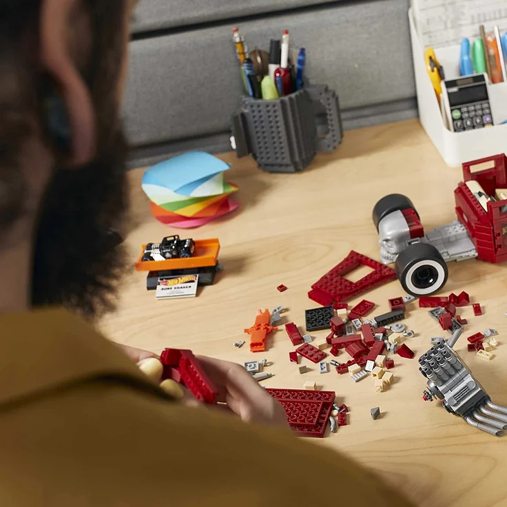 MEGA Construx HBD50 - Hot Wheels Bone Shaker Bauset, Bauset mit 904 Bausteinen, Spielzeug ab 10 Jahren – Bild 5