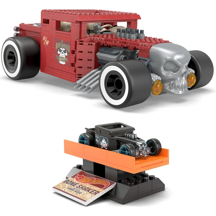 MEGA Construx HBD50 - Hot Wheels Bone Shaker Bauset, Bauset mit 904 Bausteinen, Spielzeug ab 10 Jahren – Bild 2
