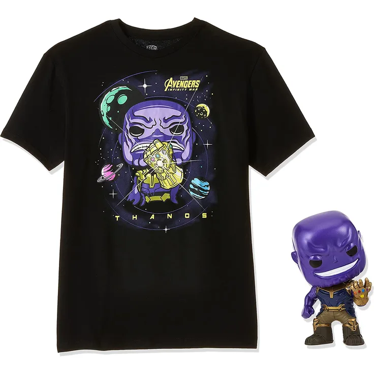 "Thanos T-Shirt mit Funko POP! - Marvel : M"